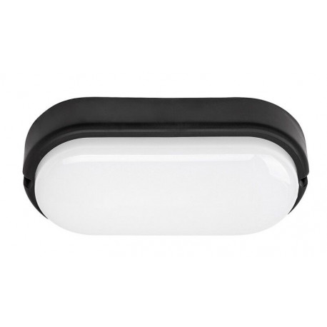 svietidlo Hort LED 15W 4000K oval na povrch čierne IP54