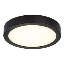 svietidlo LED Shaun Plus 24W 2600lm 4000K kruh 220x34mm čierne IP44