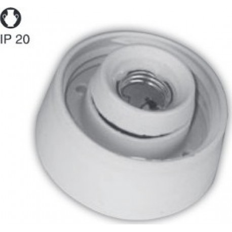 armatúra porc. E27K - rovná