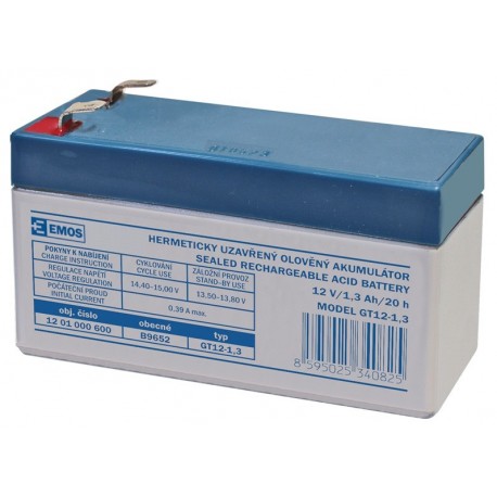 batéria ACCU 12V/1,3Ah (97 x 45 x 53 mm)