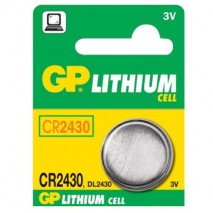 batéria GP CR 2430 líthiová gomb.