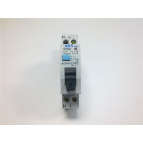 chránič 2P XBS RCB+MCB 16C/1N/30mA s ističom