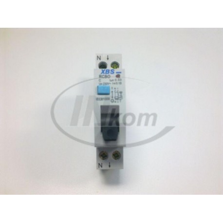 chránič 2P XBS RCB+MCB 25C/1N/30mA s ističom