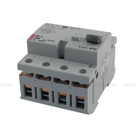 chránič prúdový 4-pol EFI-4A /AC 40/0.03A