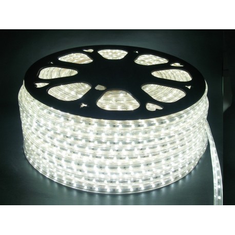 hadica svetelná LED-SMD-CW studená biela IP67 (4,8W/m)