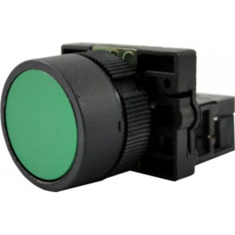 hlavica zelená LAY5-EA31+spín.kontakt