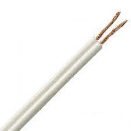 kábel dvojlinka H05VH-H CYH 2 x 0,75 white/biela