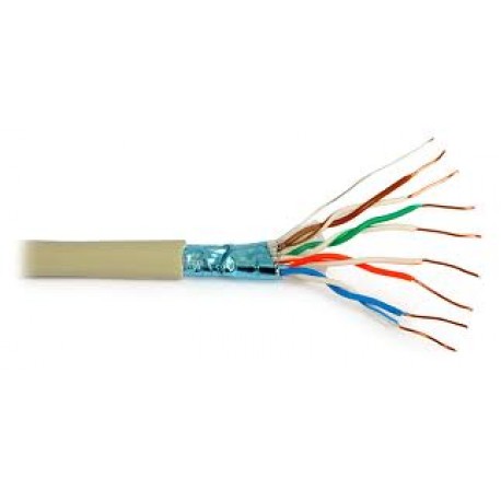 kábel FTP(STP) 4x2x0,52 cat.6 drôt tienený