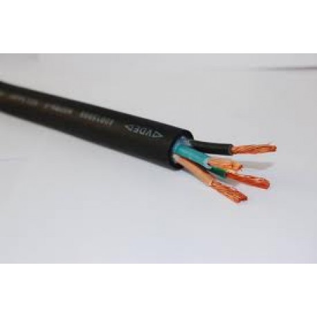 kábel gumený H05RR - F 4 x 1