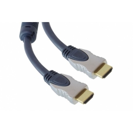 kábel HDMI-HDMI pozlátený 1m