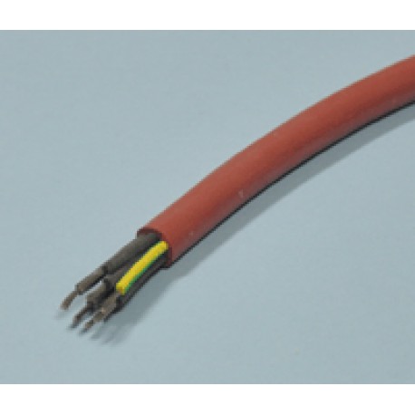 kábel silikon SIHF (CSSS) 3Cx2,5 červ/hnedý