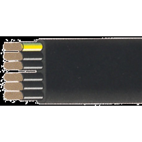 kábel výťahový H05VVH6-F 6G1 čierny