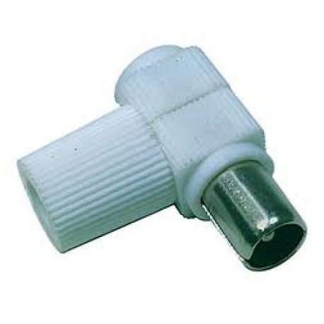 konektor TV uhlový A224  IEC- samec IU01   (K1451)