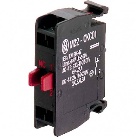 kontakt vypínací M22-CKC01 do krabice na pruž.svor
