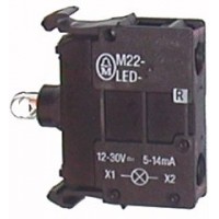 LED M22 - LED - R 12-30V červená