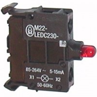 LED M22 - LEDC230 - R 230V červená do krabice