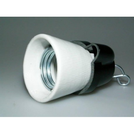 objímka plastokeramická 1332 - 407 E27 závesná