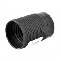 objímka plastová E27 190.7200G  vonk.závit čierna