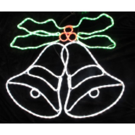 ozdoba VO-1401 LED bells (blikajúce zvonce) 85x75cm