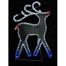 ozdoba VO-REINDEER acrylic reindeer (sob 3-far.) aj samostojaci 47x70cm