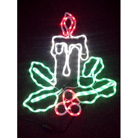 ozdoba VO-1407 LED candle (sviečka) 54x72cm (bal.4ks)