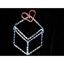 ozdoba VO-1411 LED gift box (darček) 32x49cm