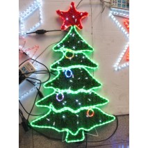 ozdoba VO-1414 LED christmas tree (samostojací stromček) s čečinou 69x115cm  VYPREDANÉ