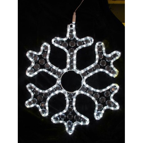 ozdoba VO-150410 LED diam.snowflake (vločka s diam. dekor.) priemer 62cm