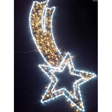 ozdoba VO-DD24 padajúca kométa so zlatou dekoráciou 198x75cm