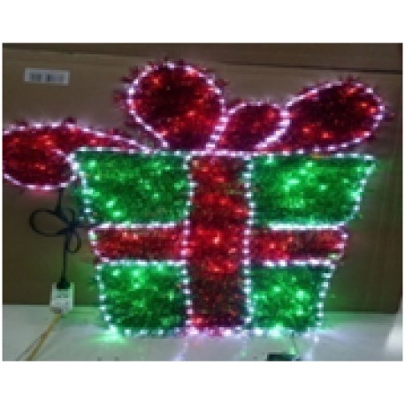 ozdoba VO- LED christmas gift darček 120x100cm (18HC025)s čeč.