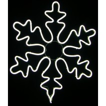 ozdoba VO-NEON LED snowflake (vločka 1-far CW) 66x60cm (18NH16CW)