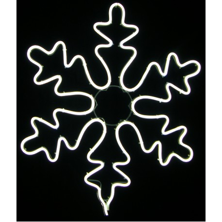 ozdoba VO-NEON LED snowflake (vločka 1-far CW) 66x60cm (18NH16CW)