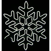 ozdoba VO-NEON LED snowflake (vločka 1-far CW) 78x70cm (18NH06CW)