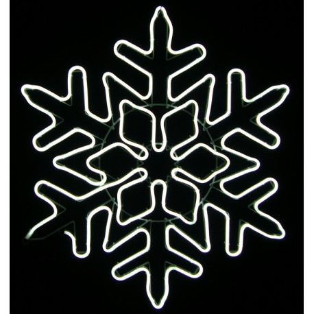 ozdoba VO-NEON LED snowflake (vločka 1-far CW) 78x70cm (18NH06CW)