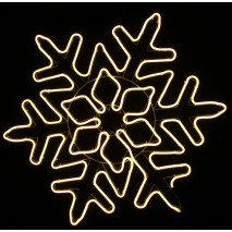ozdoba VO-NEON LED snowflake (vločka 1-far WW) 78x70cm (18NH06WW)