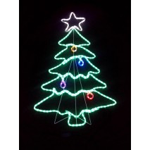 ozdoba VO-TREE002 LED christmas tree (stromček) aj samostojací 115x70cm
