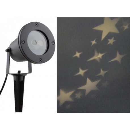 projektor PR-LED MIX hviezdičky 8,4W/5m kábel 250V IP65