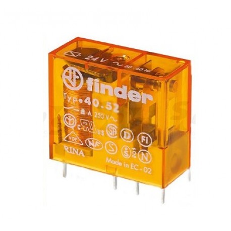relé FINDER 40.52.8024 8A/2P 24V/AC