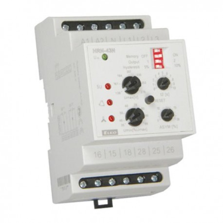 relé napäťové HRN-43N/230V 3-fáz.