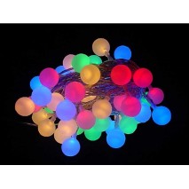 reťaz ext.guľky LED50 9m 1/13/ELA Multicolor+trafo