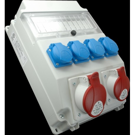 rozvodnica  ROS 11/x-21 1x16A  1x32A/5K+4x250V  IP54 (s mož. istenia)