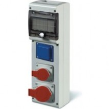 rozvodnica SCAME 1x250V,1x16A,1x32A 632.123/ 5-ko