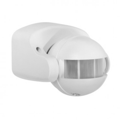 senzor pohybu JQ-30-W, max1200W,160st.,12m biela IP44