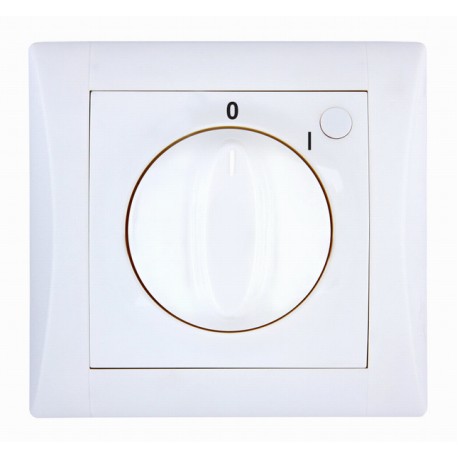 spínač šporákový OBZOR DS21 komplet biely