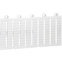 štítok označovací 5mm čistý k rad. svorkám