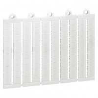 štítok označovací 6mm čistý k rad. svorkám