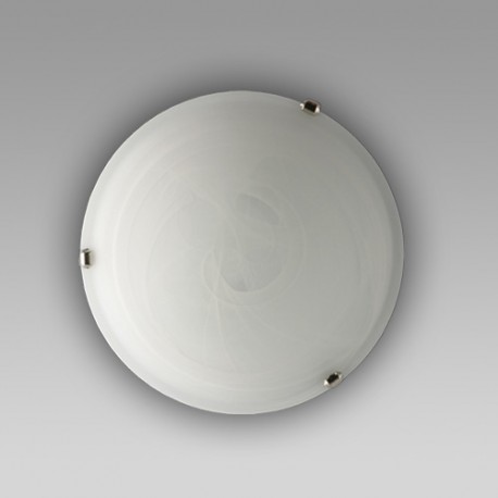 svietidlo 2xE27/60W Alabaster biela/chróm UFO-D400 (K)