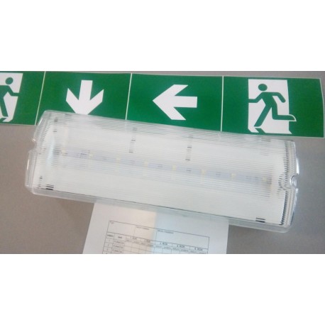 Svietidlo núdzové AWEX 1W 3hod/IP65 LED Economic trvalé 110lm