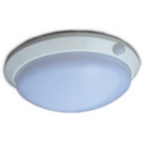 svietidlo OLGA kruh 60/B E27 IP44 + poh.senzor