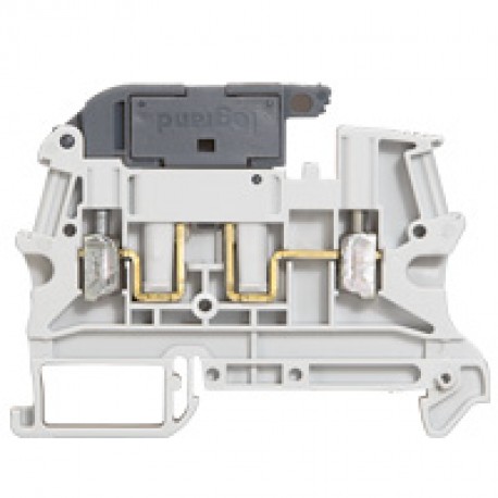 svorka poistková VK3 4/8 sivá na skl.poistky 5x20
